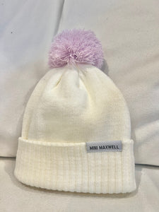 Baby Lavender Snow Flake Beanie