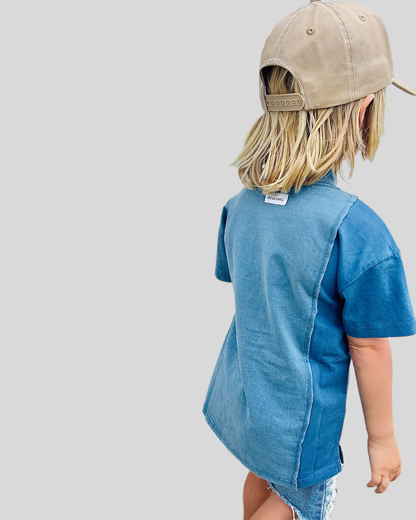 Vintage washed 2 tone T-shirt