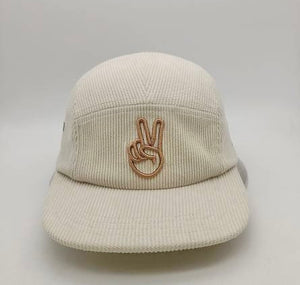 Corduroy Snapback - Beige