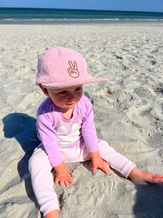 Corduroy Snapback - Pink