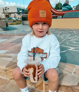 MM Knit Beanie Burnt Orange
