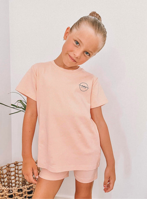 Girls Peach - Bike Shorts