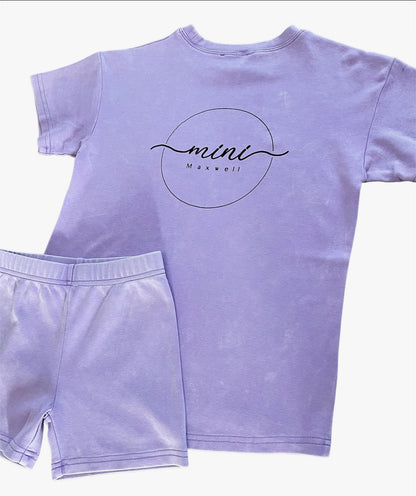 Stonewashed Purple - Bike Shorts