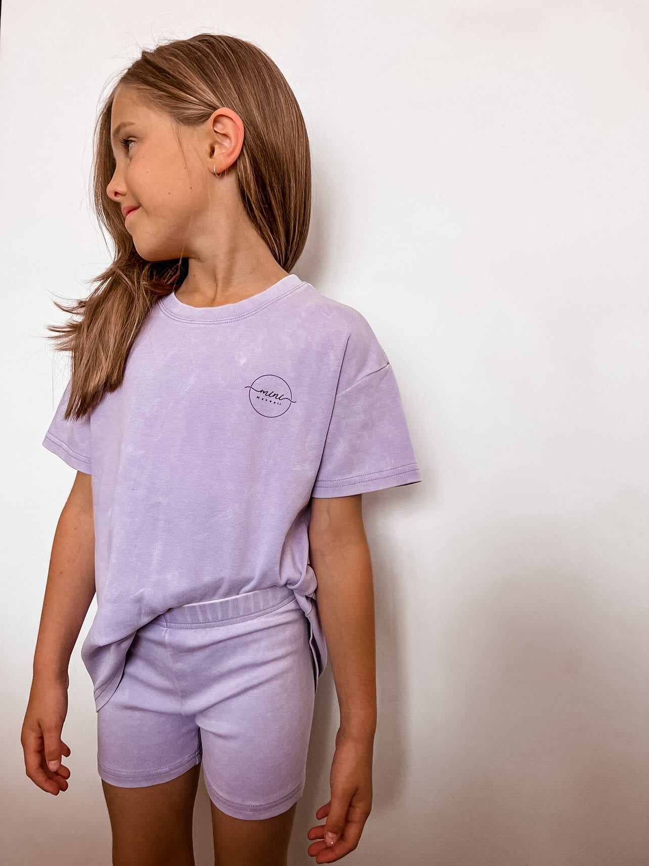 Stonewashed Purple - Bike Shorts