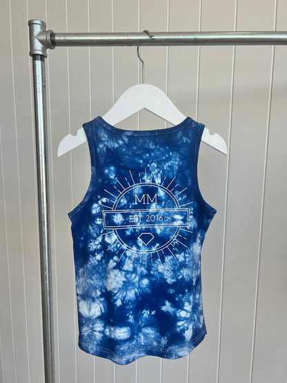 Blue Sea Tie Dyed Singlet
