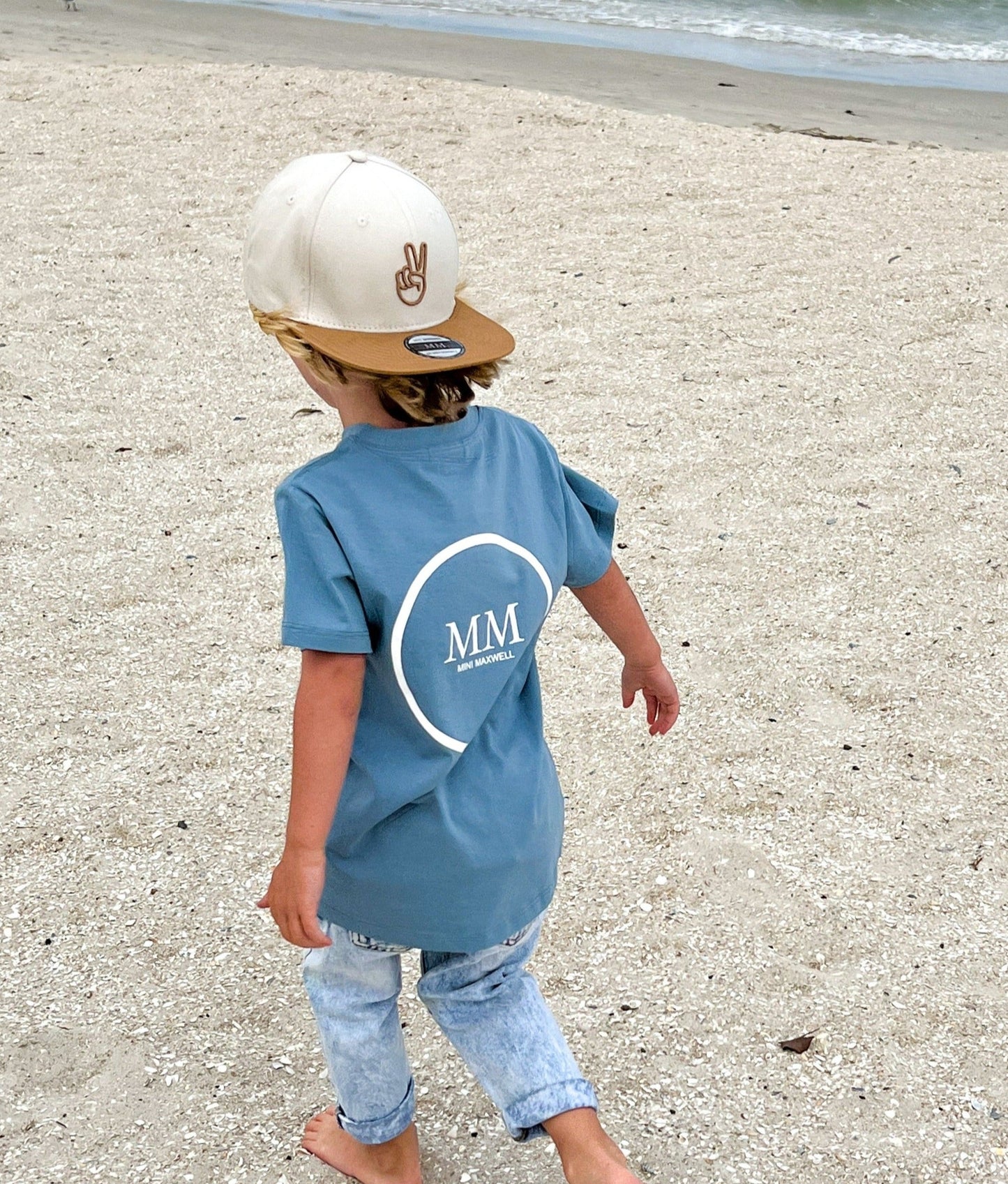 Steel Blue Logo Tee